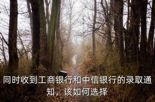 同時收到工商銀行和中信銀行的錄取通知，該如何選擇