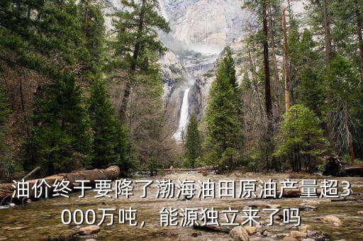 油價(jià)終于要降了渤海油田原油產(chǎn)量超3000萬噸，能源獨(dú)立來了嗎