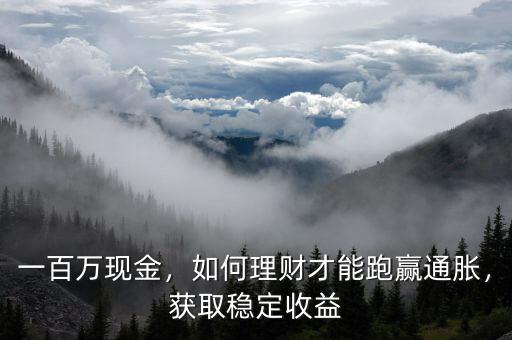一百萬現(xiàn)金，如何理財(cái)才能跑贏通脹，獲取穩(wěn)定收益