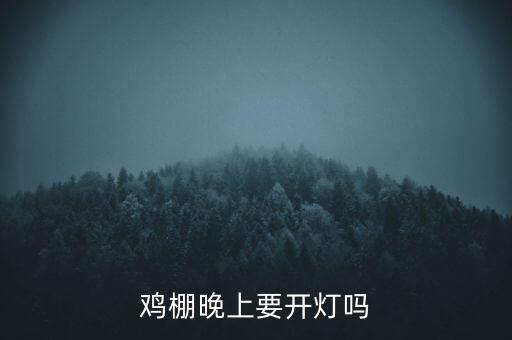 養(yǎng)雞為什么晚上開(kāi)燈,養(yǎng)雞用什么樣的燈光好