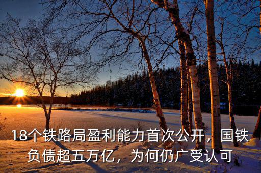 18個鐵路局盈利能力首次公開，國鐵負債超五萬億，為何仍廣受認(rèn)可