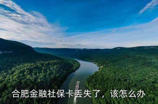 金融社?？▉G了怎么辦,合肥金融社保卡丟失了