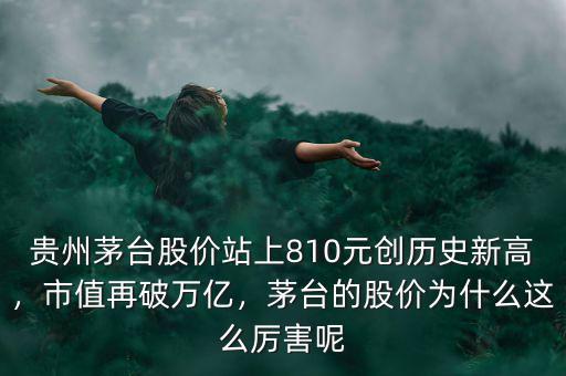 貴州茅臺股價站上810元創(chuàng)歷史新高，市值再破萬億，茅臺的股價為什么這么厲害呢