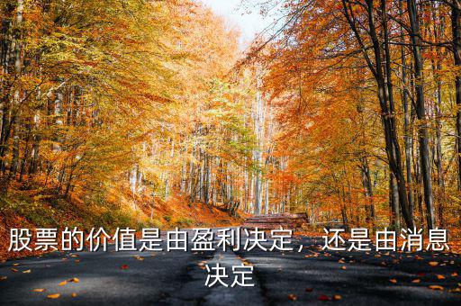 股票的價(jià)值是由盈利決定，還是由消息決定