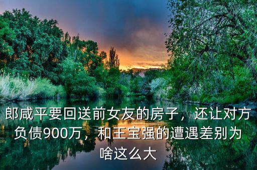 郎咸平要回送前女友的房子，還讓對(duì)方負(fù)債900萬，和王寶強(qiáng)的遭遇差別為啥這么大