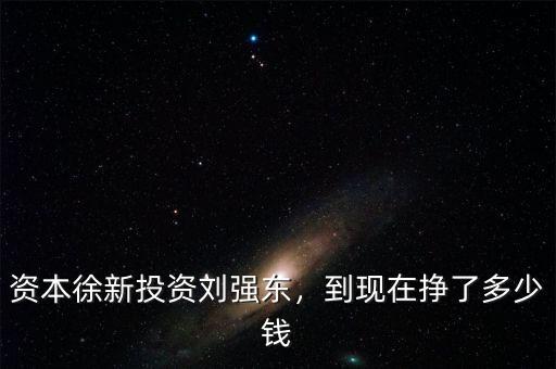資本徐新投資劉強(qiáng)東，到現(xiàn)在掙了多少錢