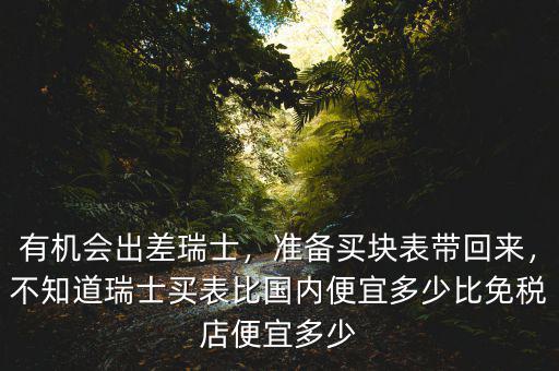有機(jī)會(huì)出差瑞士，準(zhǔn)備買塊表帶回來，不知道瑞士買表比國(guó)內(nèi)便宜多少比免稅店便宜多少