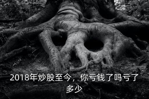 2018年炒股至今，你虧錢了嗎虧了多少