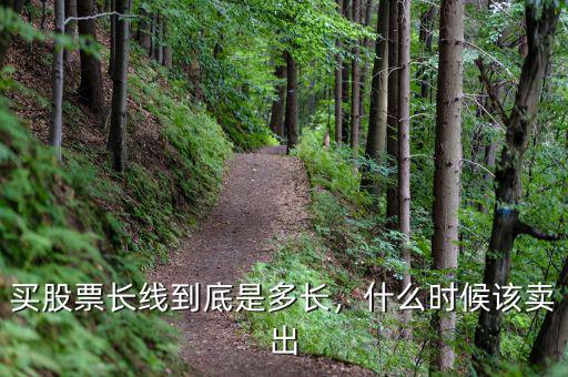 買股票長(zhǎng)線到底是多長(zhǎng)，什么時(shí)候該賣出