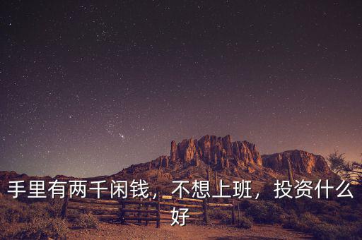 手里有兩千閑錢，不想上班，投資什么好