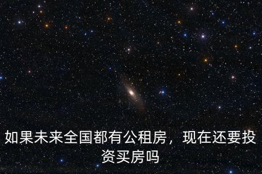 如果未來全國都有公租房，現(xiàn)在還要投資買房嗎