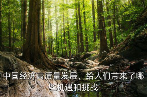 中國(guó)經(jīng)濟(jì)高質(zhì)量發(fā)展，給人們帶來(lái)了哪些機(jī)遇和挑戰(zhàn)