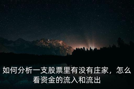 如何分析一支股票里有沒(méi)有莊家，怎么看資金的流入和流出