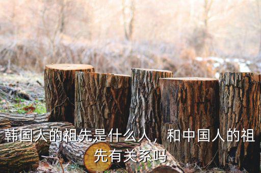 韓國(guó)人的祖先是什么人，和中國(guó)人的祖先有關(guān)系嗎