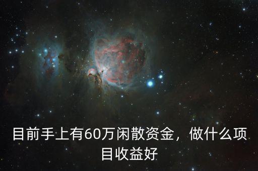 目前手上有60萬閑散資金，做什么項目收益好