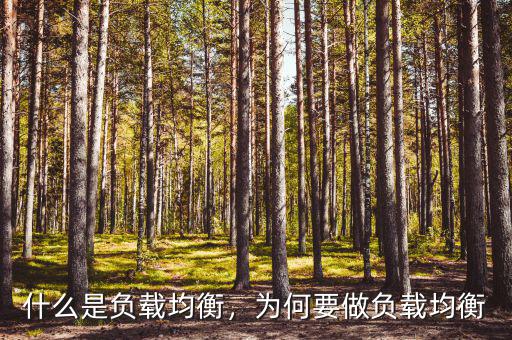 什么是負(fù)載均衡，為何要做負(fù)載均衡