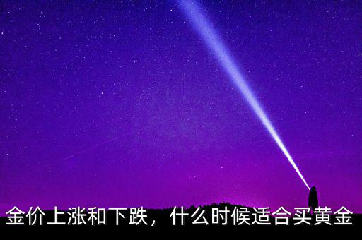 金價上漲和下跌，什么時候適合買黃金