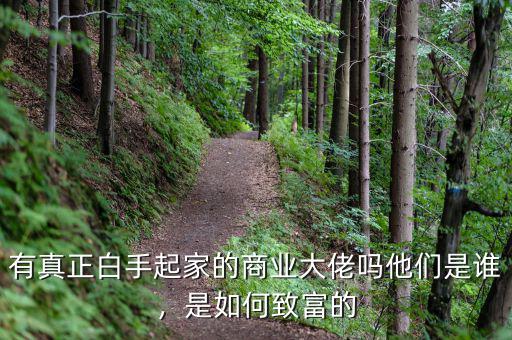有真正白手起家的商業(yè)大佬嗎他們是誰(shuí)，是如何致富的
