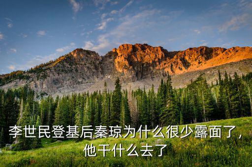 李世民登基后秦瓊為什么很少露面了，他干什么去了