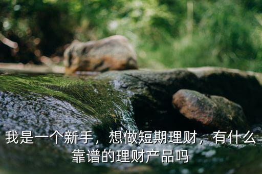 我是一個(gè)新手，想做短期理財(cái)，有什么靠譜的理財(cái)產(chǎn)品嗎