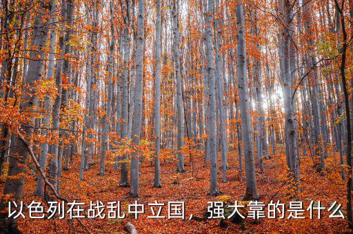 以色列在戰(zhàn)亂中立國，強(qiáng)大靠的是什么