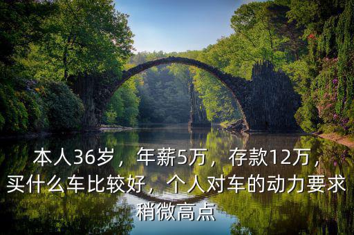 本人36歲，年薪5萬，存款12萬，買什么車比較好，個人對車的動力要求稍微高點
