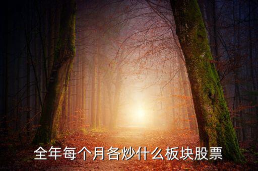 11月什么股票有機(jī)會,全年每個(gè)月各炒什么板塊股票
