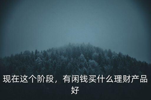 理財買什么產品好,都說要用閑錢理財