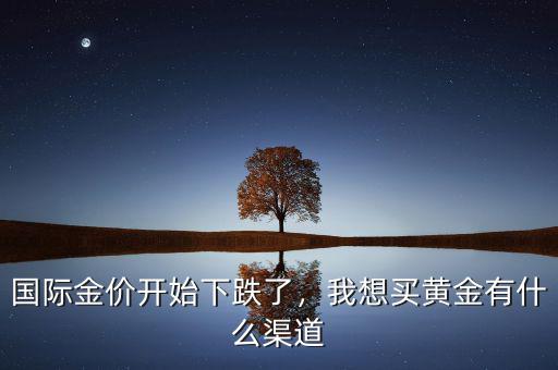 國(guó)際金價(jià)開始下跌了，我想買黃金有什么渠道
