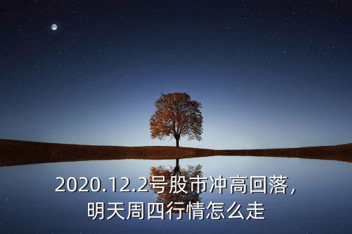 2020.12.2號股市沖高回落，明天周四行情怎么走