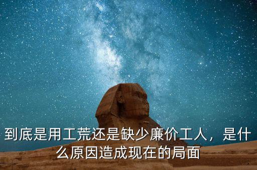 到底是用工荒還是缺少廉價工人，是什么原因造成現(xiàn)在的局面
