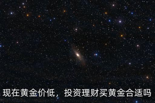 現(xiàn)在黃金價低，投資理財買黃金合適嗎