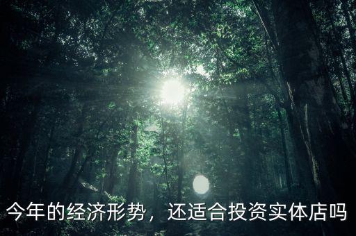 今年的經濟形勢，還適合投資實體店嗎