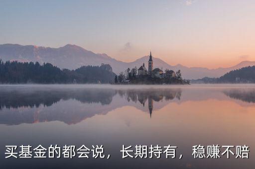 買(mǎi)基金的都會(huì)說(shuō)，長(zhǎng)期持有，穩(wěn)賺不賠