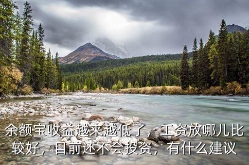 余額寶收益越來越低了，工資放哪兒比較好，目前還不會投資，有什么建議