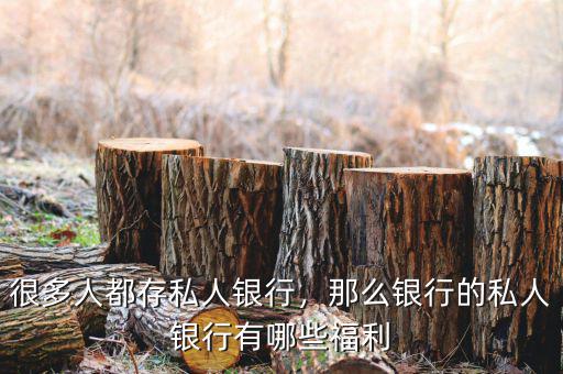 很多人都存私人銀行，那么銀行的私人銀行有哪些福利