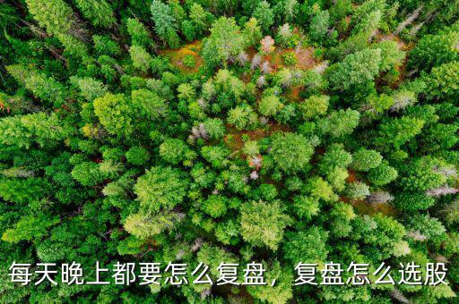 每天晚上都要怎么復(fù)盤，復(fù)盤怎么選股