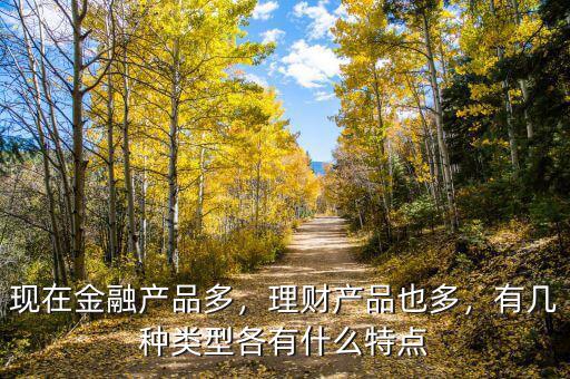 現(xiàn)在金融產(chǎn)品多，理財(cái)產(chǎn)品也多，有幾種類型各有什么特點(diǎn)