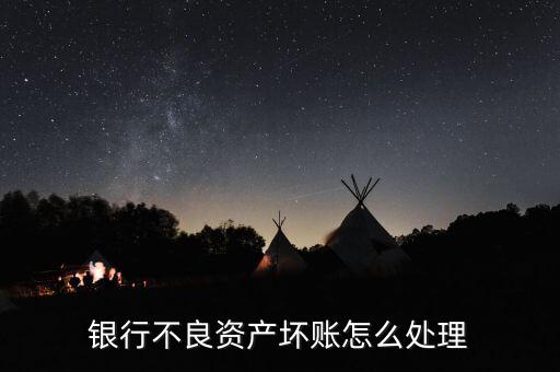 民營銀行壞賬怎么辦,銀行不良資產壞賬怎么處理
