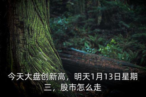 今天大盤(pán)創(chuàng)新高，明天1月13日星期三，股市怎么走