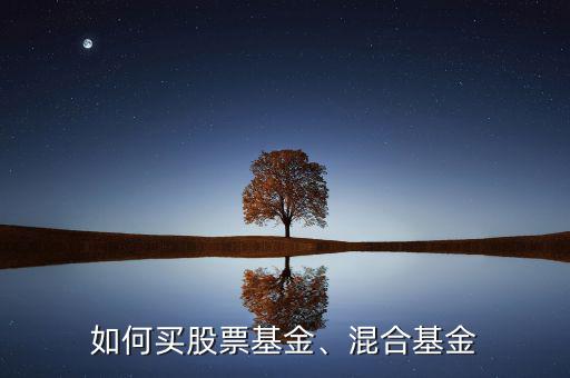 如何買股票基金、混合基金