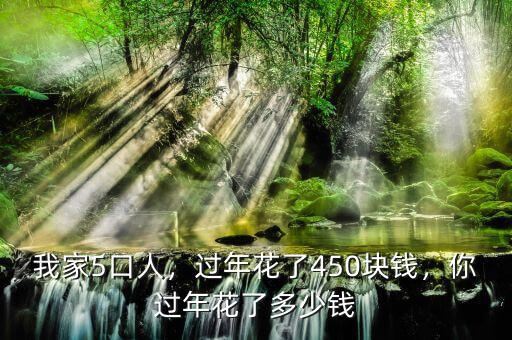 我家5口人，過(guò)年花了450塊錢(qián)，你過(guò)年花了多少錢(qián)