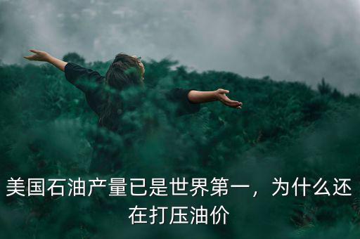 美國石油產(chǎn)量已是世界第一，為什么還在打壓油價