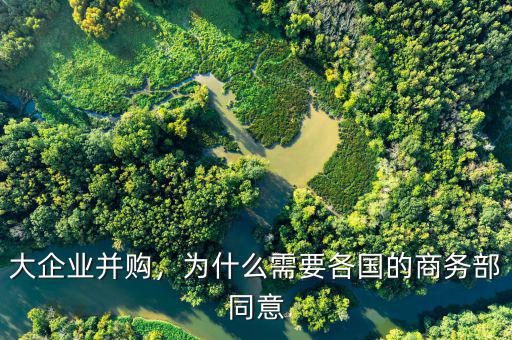 大企業(yè)并購(gòu)，為什么需要各國(guó)的商務(wù)部同意