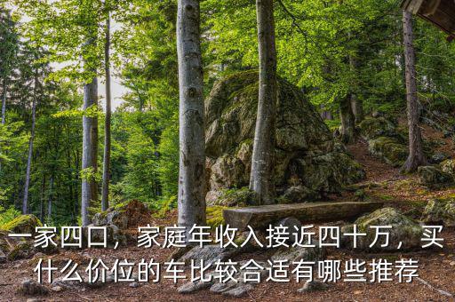 一家四口，家庭年收入接近四十萬，買什么價位的車比較合適有哪些推薦