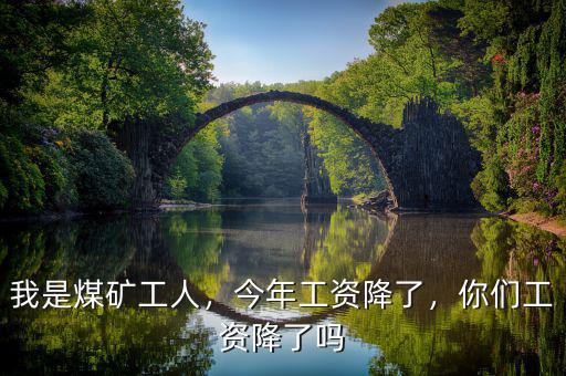 我是煤礦工人，今年工資降了，你們工資降了嗎