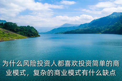 風(fēng)險投資人是什么,復(fù)雜的商業(yè)模式有什么缺點(diǎn)