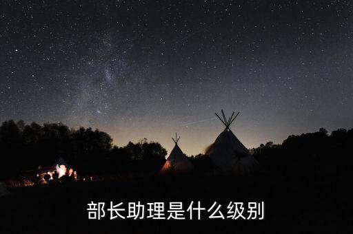 部長助理是什么級(jí)別