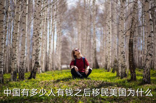 中國(guó)有多少人有錢之后移民美國(guó)為什么
