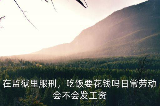 在監(jiān)獄里服刑，吃飯要花錢(qián)嗎日常勞動(dòng)會(huì)不會(huì)發(fā)工資